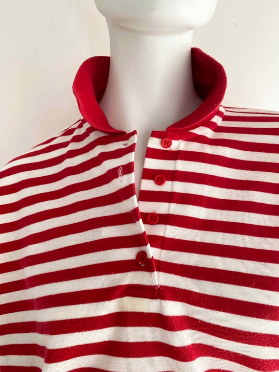 The British Sailor Vintage 90s Striped PoloTop Na… - image 5
