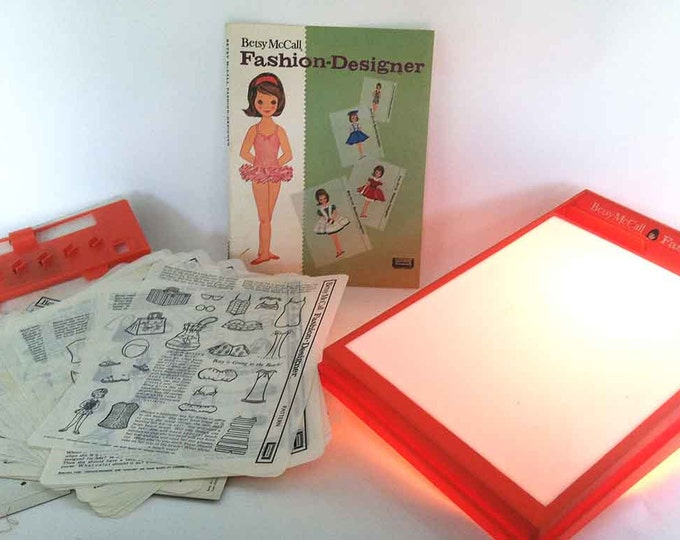 The Betsy Mccall Fashion Designer Kitlight Box Paper Doll Clothes