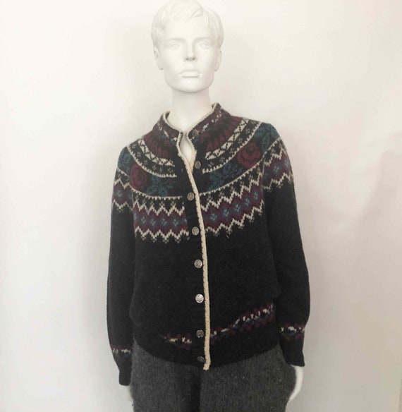 The WOOLRICH Vintage 80’s Sweater Cardigan Faires… - image 4