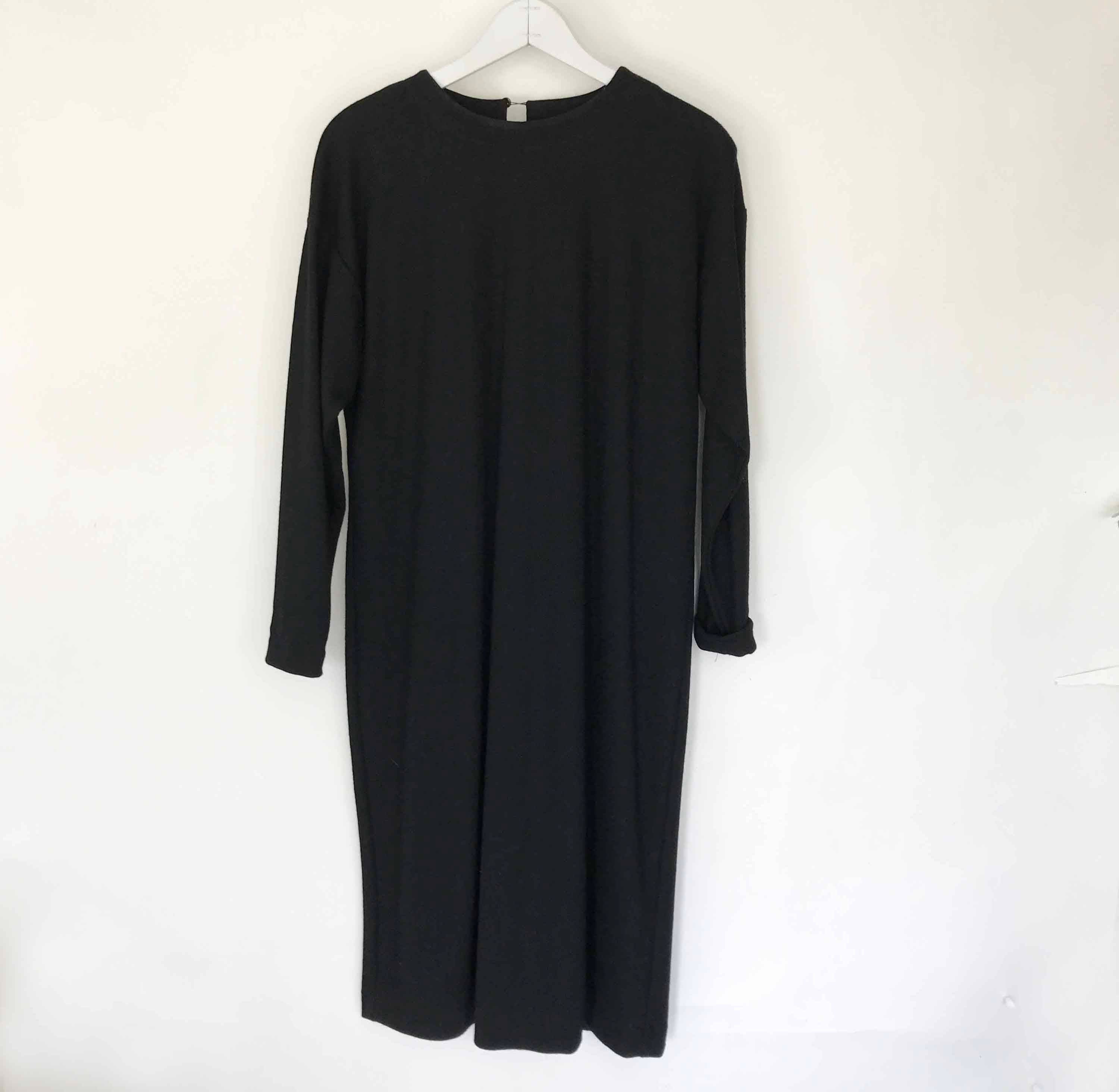 The LBD Perfect Black Dress Vintage Womens 90s Dress Wool - Etsy