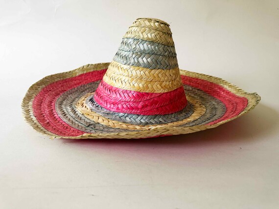 The Sun Dancer Sombrero Charro Hat Pastel Striped… - image 9