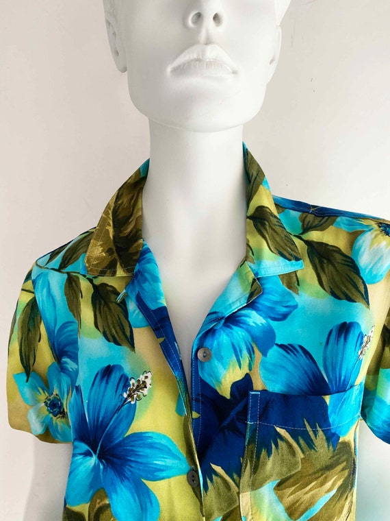 The Hawaiian Hipster Vintage 80s Hawaiian Shirt B… - image 2