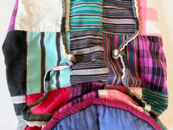 The Bohemian Backpacker Patchwork Backpack Vintag… - image 7