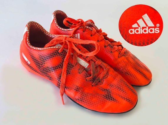 The ADIDAS is Awesome Soccer Cleats Vintage 90s Fluorescent Orange Neon  Tennis Shoes Sports Girls Size 5 - Etsy Israel