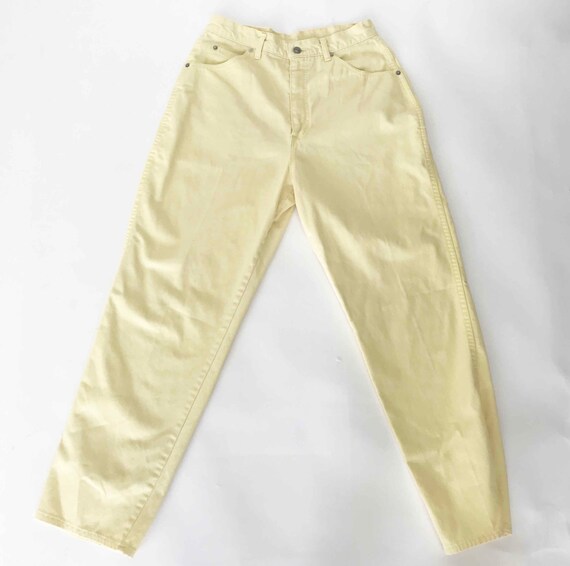 pale yellow jeans