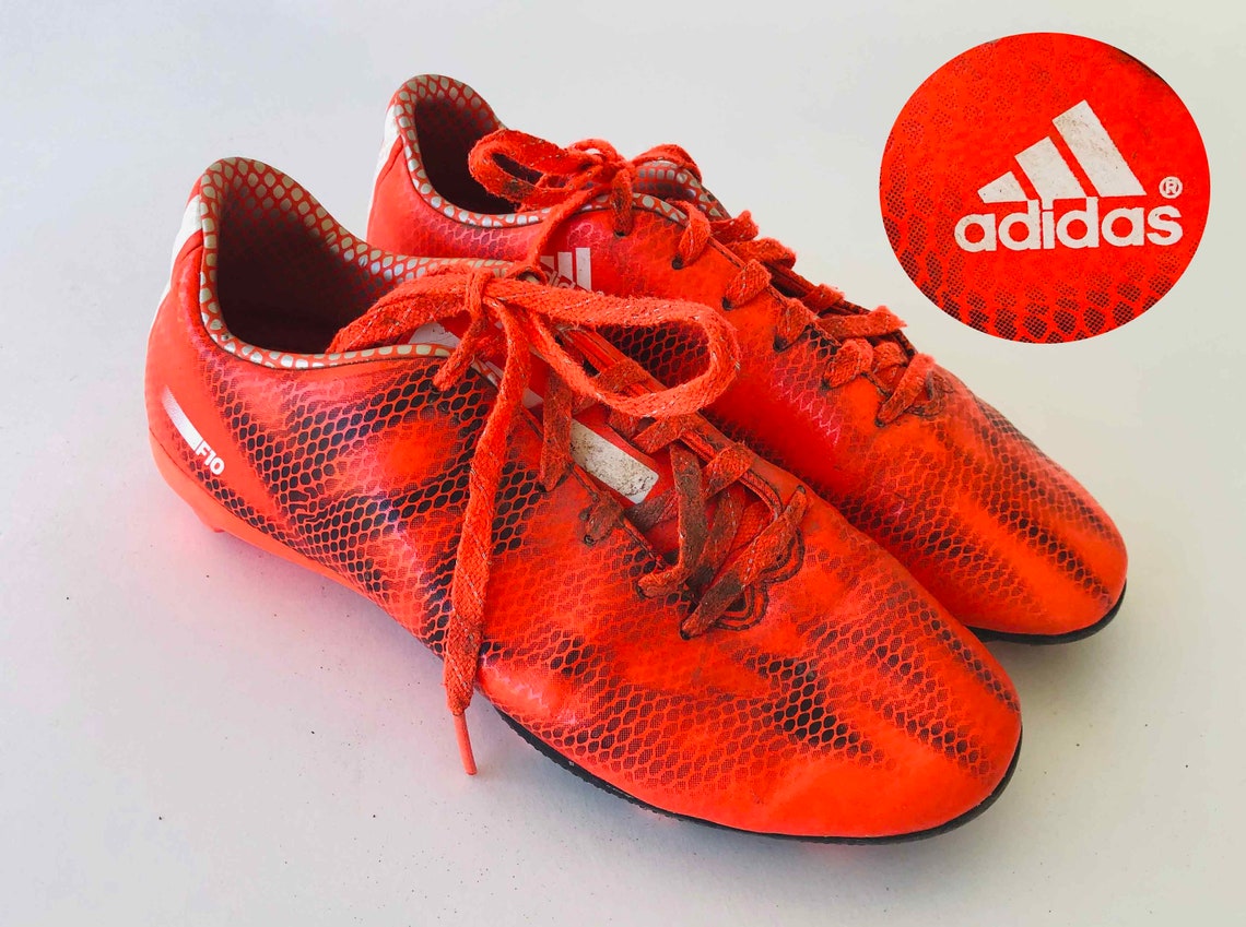 The ADIDAS is Awesome Vintage 90s Soccer Cleats Fluorescent - Etsy