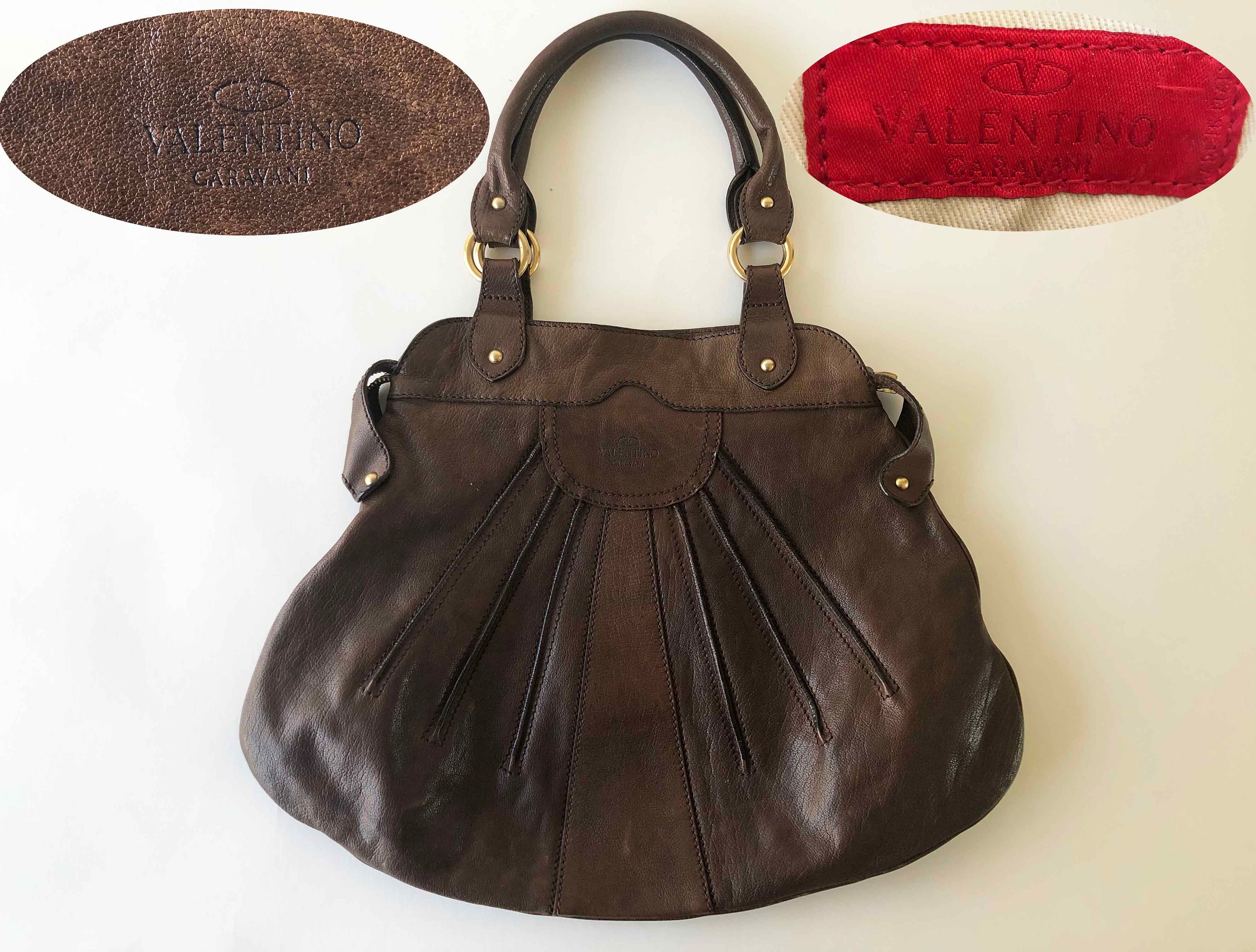 The Very Lux VALENTINO 90s Designer Handbag Purse Deep - Etsy