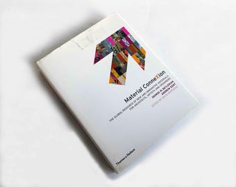The Material ConneXion Compendium Hardcover Book Vintage 2000s Textiles Book Innovative Materials  Architects Artists  Designers Collection