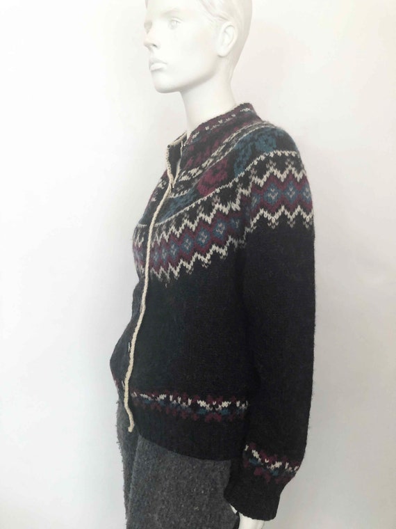 The WOOLRICH Vintage 80’s Sweater Cardigan Faires… - image 2