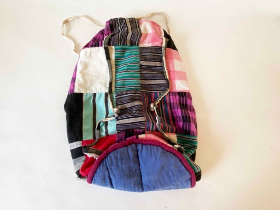 The Bohemian Backpacker Patchwork Backpack Vintag… - image 6