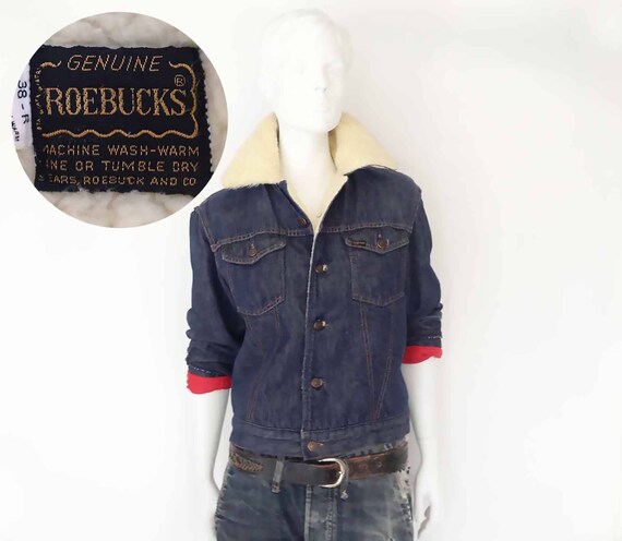 shearling jean jacket womens