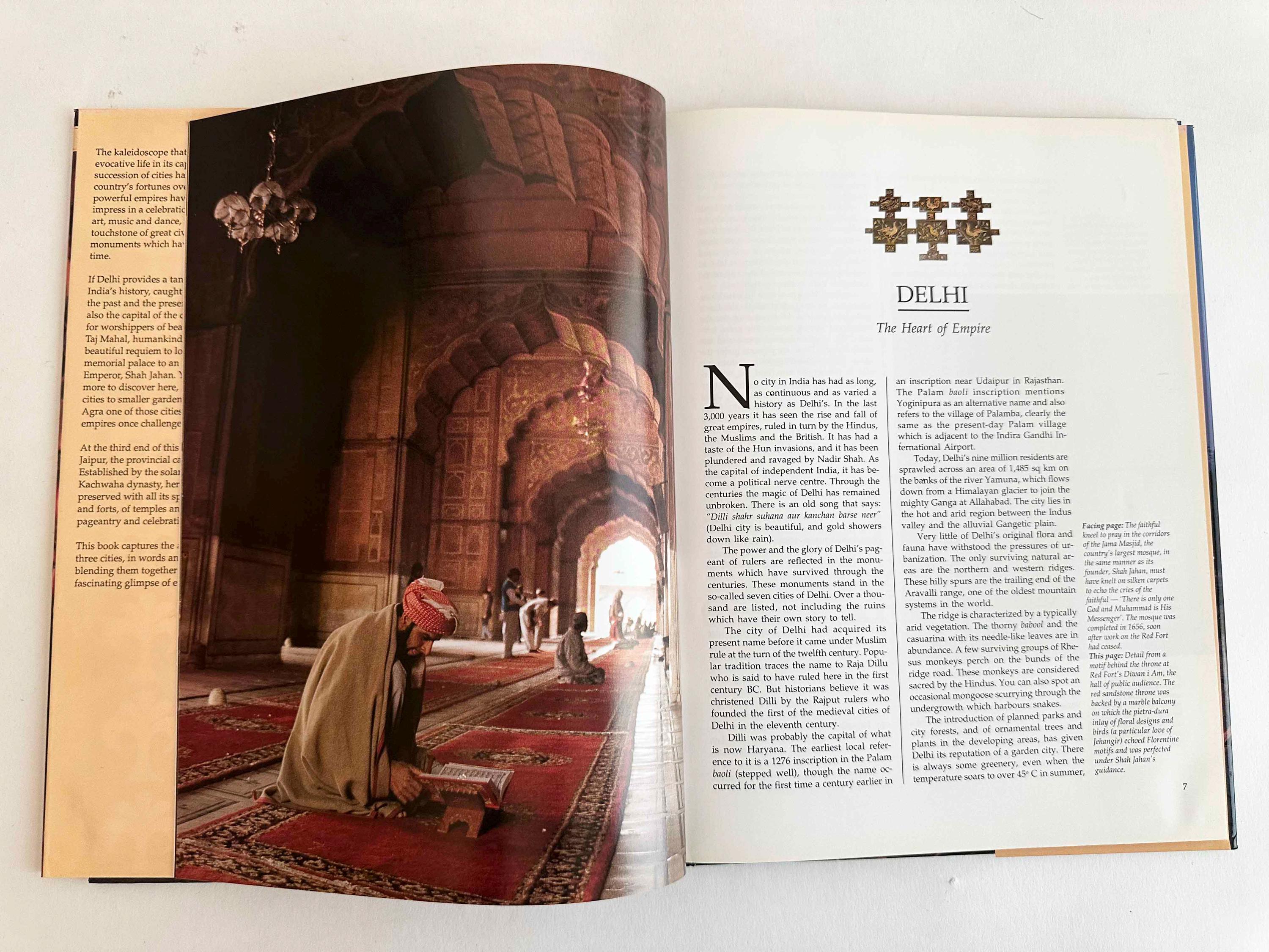 The Golden Triangle Delhi, Agra X Jaipur Book Vintage 2000s India