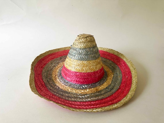 The Sun Dancer Sombrero Charro Hat Pastel Striped… - image 3