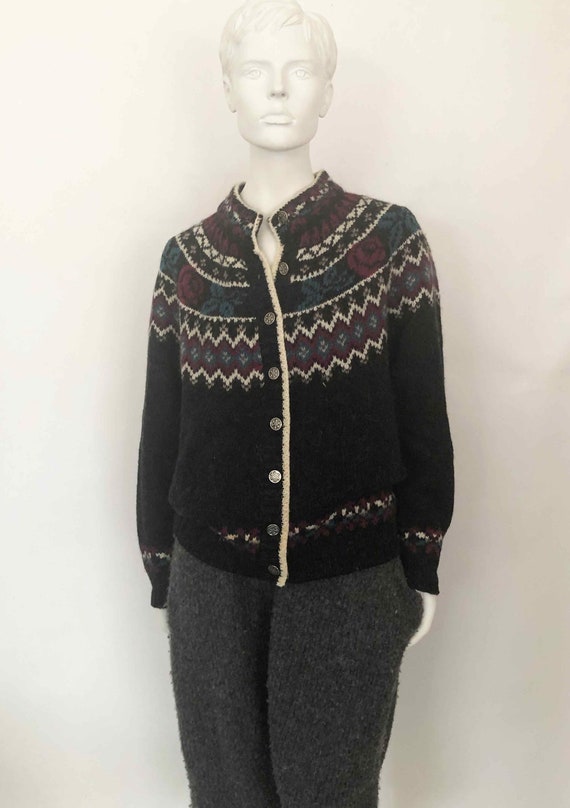 The WOOLRICH Vintage 80’s Sweater Cardigan Faires… - image 5