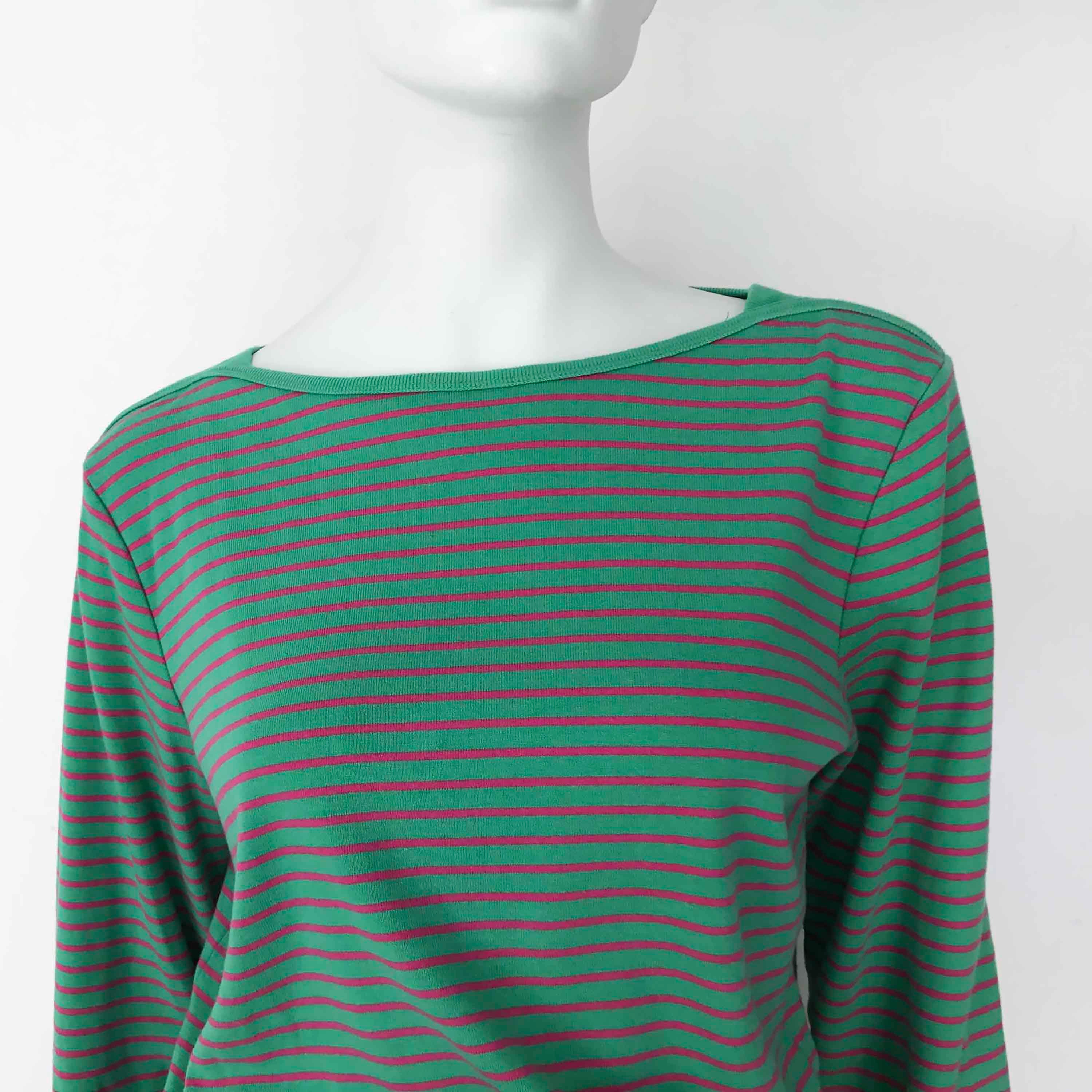 The RALPH LAUREN Galley Green Vintage 90s Knit Long Sleeve T-shirt ...