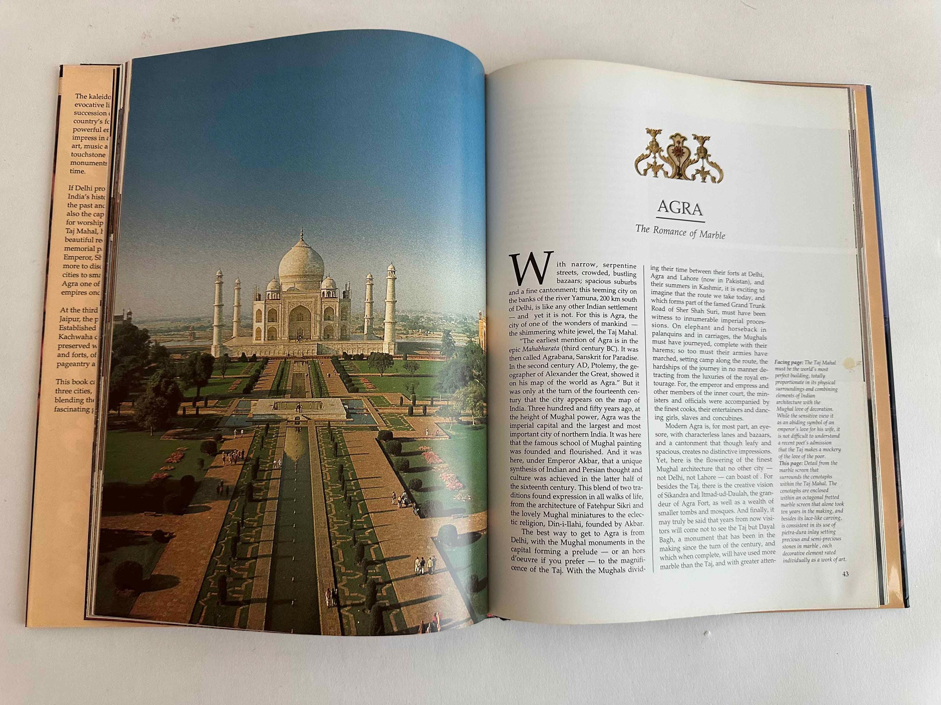The Golden Triangle Delhi, Agra X Jaipur Book Vintage 2000s India