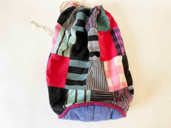 The Bohemian Backpacker Patchwork Backpack Vintag… - image 4