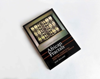 The African Fractals Paperback Book Vintage 2000s Book Modern Computing x Indigenous Design Art Anthropology Cultural Textiles