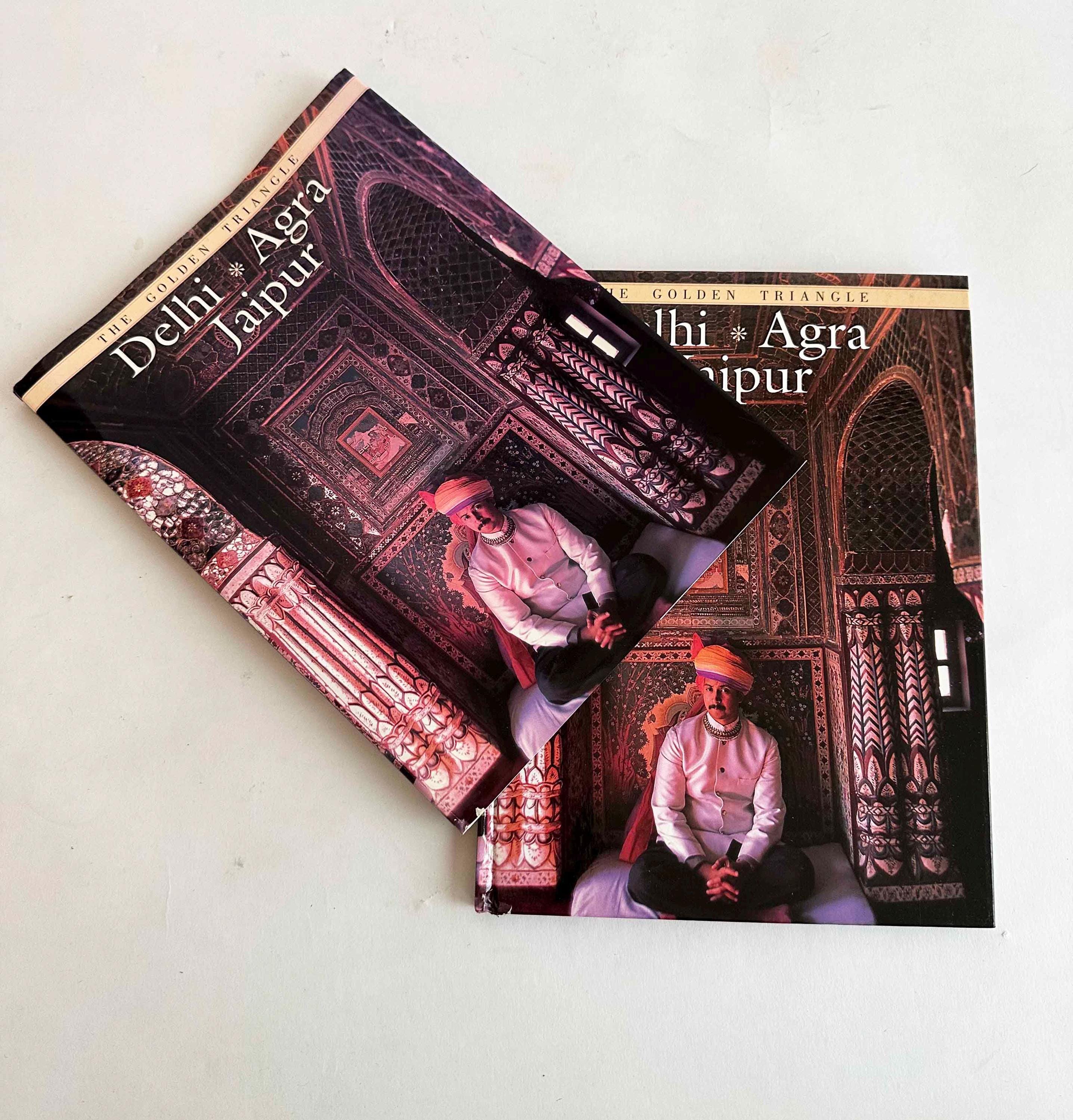The Golden Triangle Delhi, Agra X Jaipur Book Vintage 2000s India