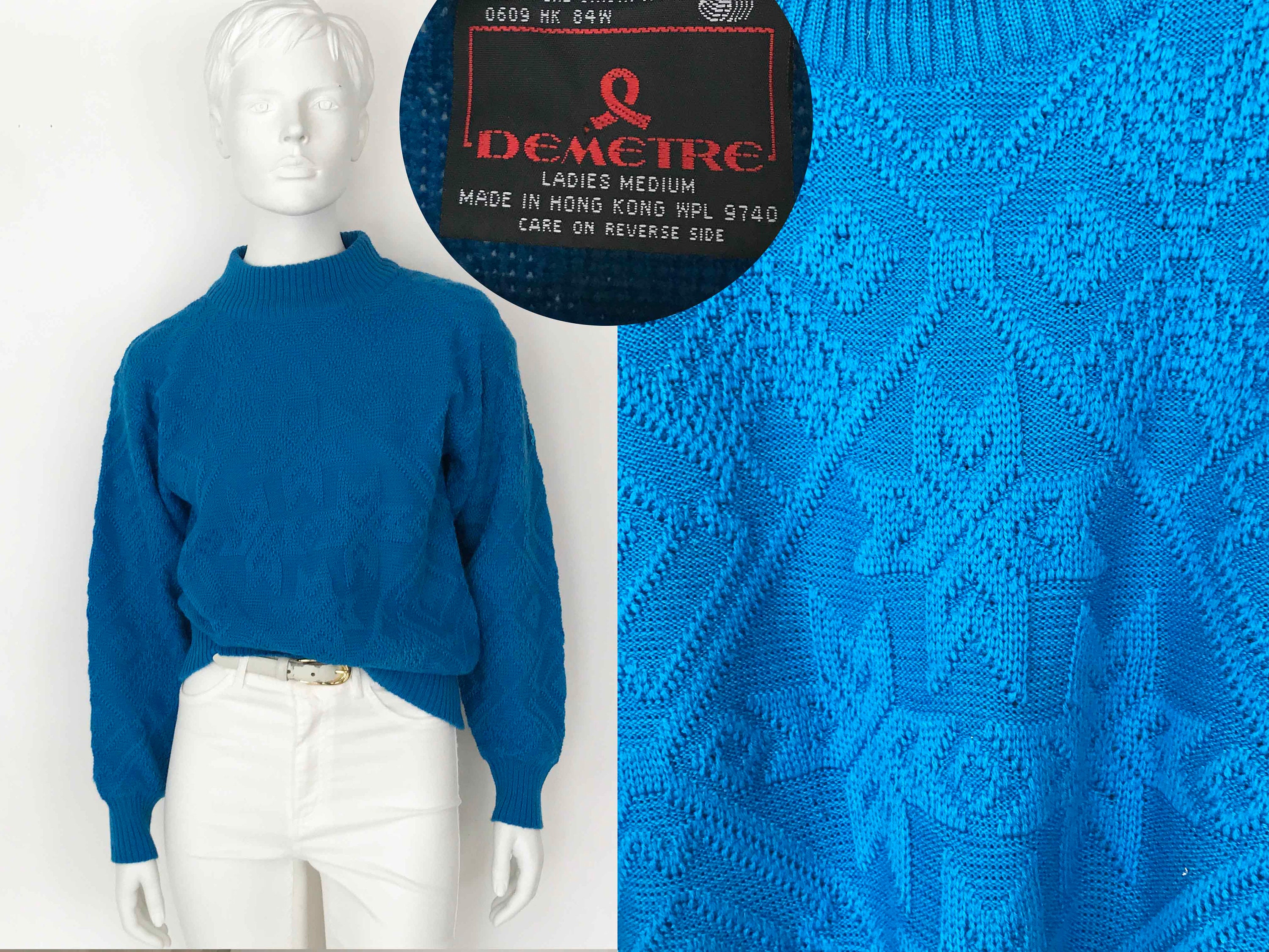 Pull dolomiten ビンテージ スキーセーター　超レア DEMETRE ドロップ・ザ・ニードル・セーター ヴィンテージ 80年代