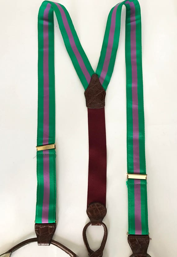 The DICKIES x J. PRESS Vintage 80s Suspenders Set… - image 4