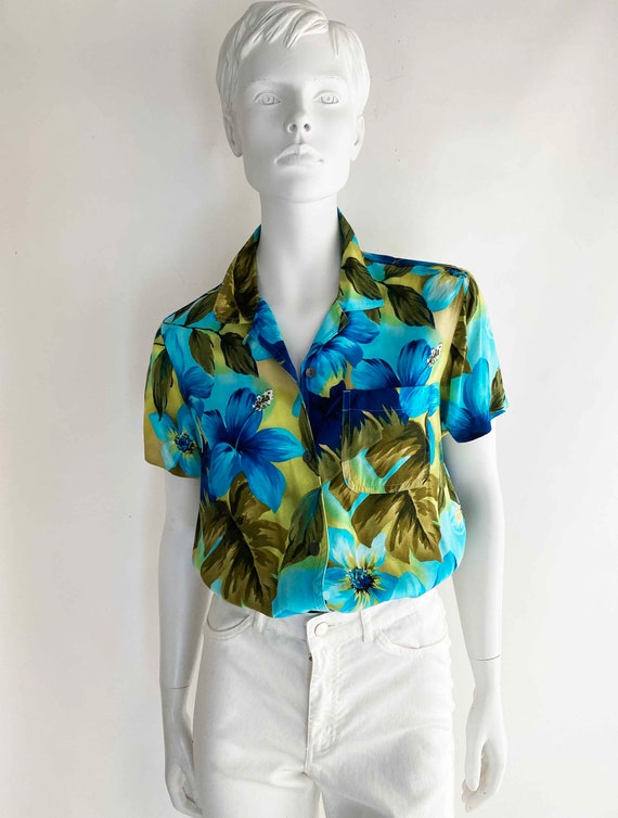 The Hawaiian Hipster Vintage 80s Hawaiian Shirt B… - image 4