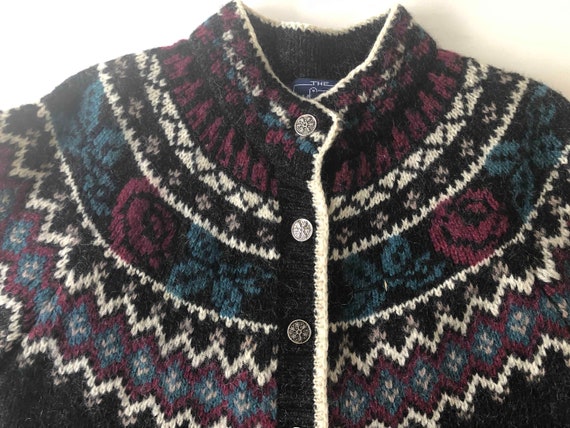 The WOOLRICH Vintage 80’s Sweater Cardigan Faires… - image 6