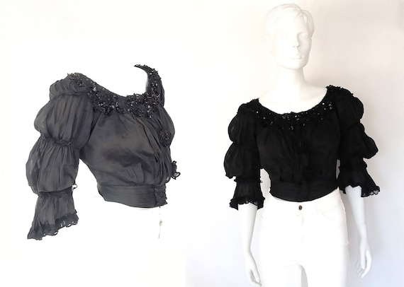 The Emily Brontë Antique Vintage Blouse 1800s Jack