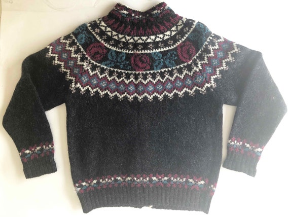 The WOOLRICH Vintage 80’s Sweater Cardigan Faires… - image 7