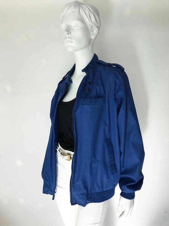 The OOH La La SASSON Vintage 80s Jacket Royal Blu… - image 3