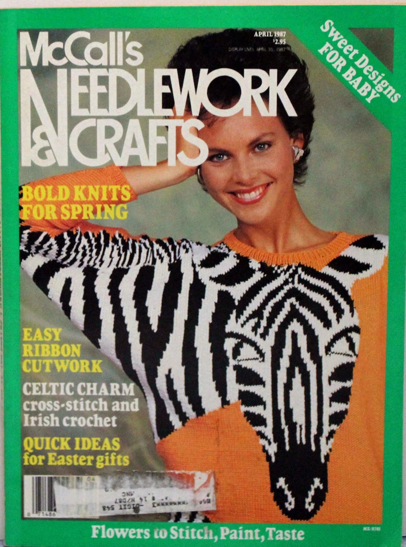 McCall/'s Needlework /& Crafts Magazine April 1987 CR0132