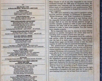 BHG Creative Christmas Ideas 1987 CR0099