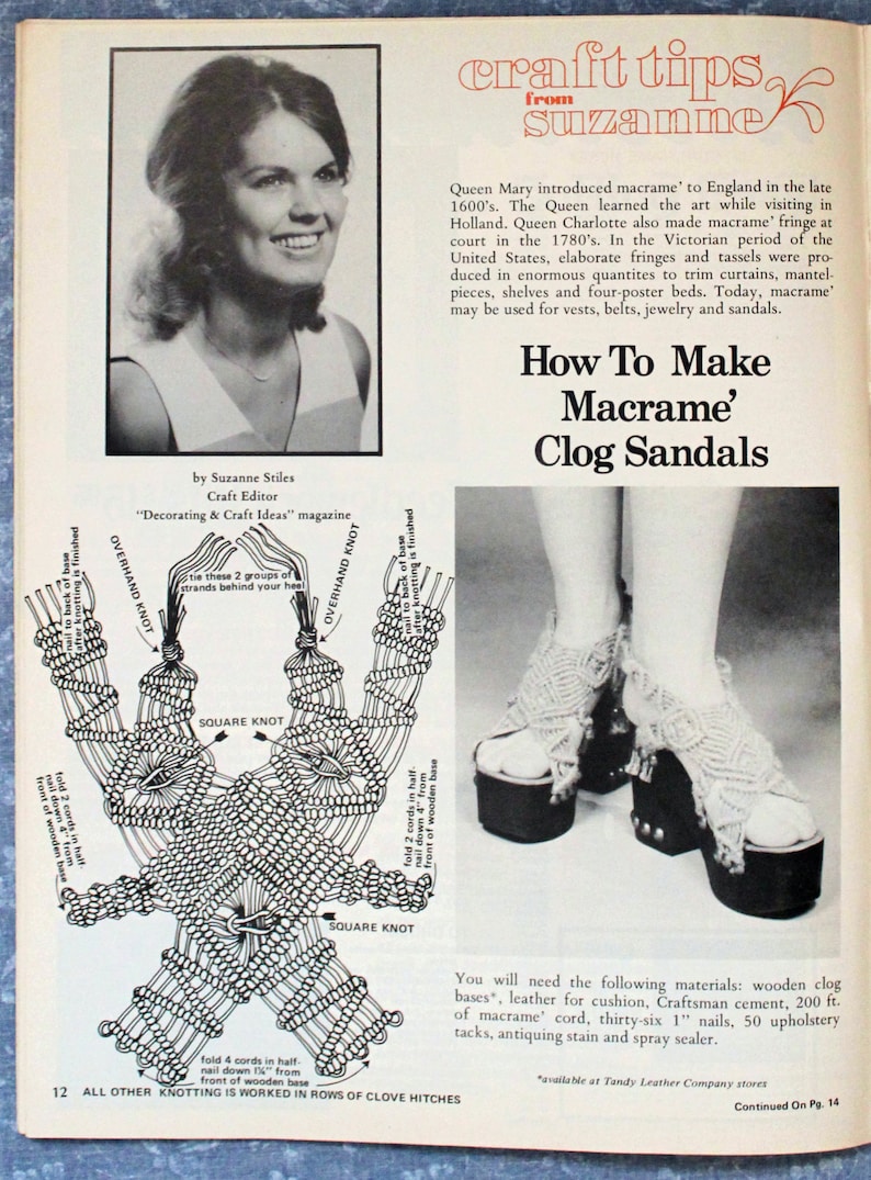 Decorating /& Craft Ideas Made Easy August 1973 CR0103 FREE SHIPPING