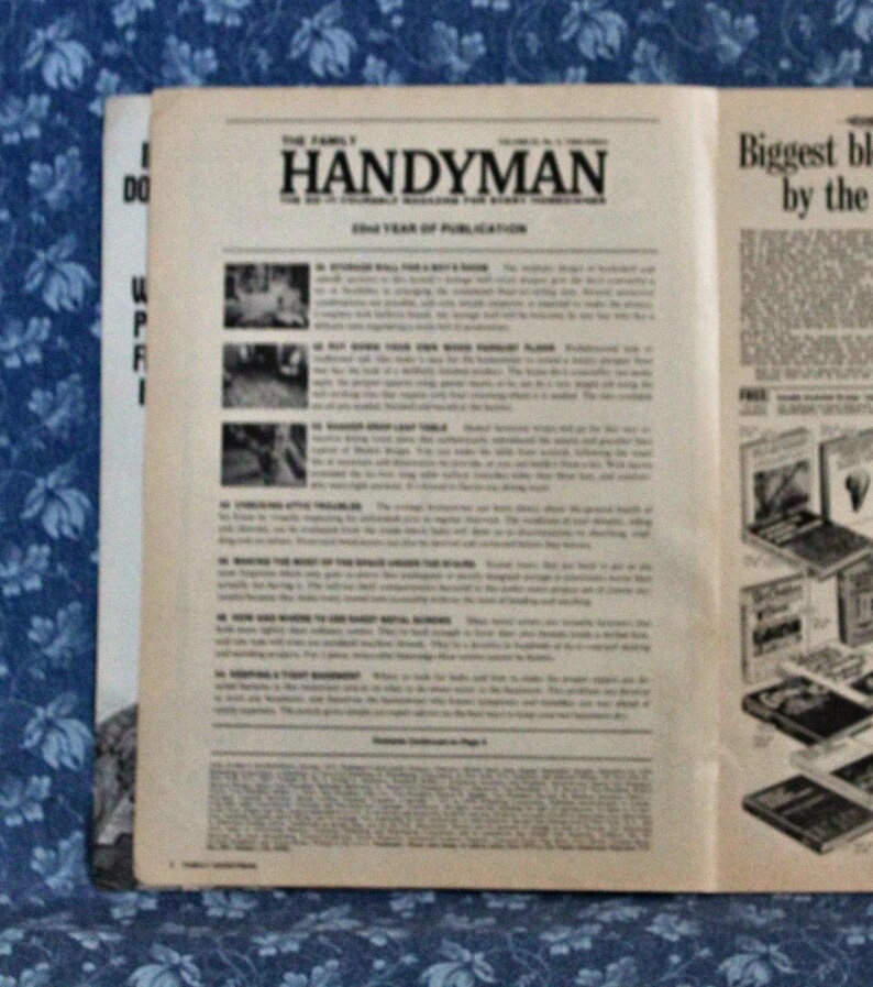 Handyman Magazines 6 Issue Set 19721973 Etsy