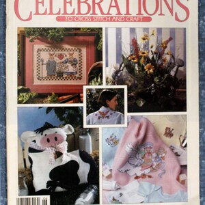 Leisure Arts Celebration to Cross Stitch and Crafts Late Spring 1991