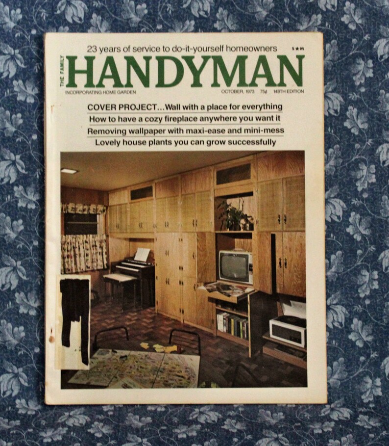 Handyman Magazines 6 Issue Set 19721973 Etsy