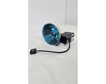 Unidad de flash Polaroid modelo 268 vintage con lente azul, accesorio para cámara - SIN PROBAR
