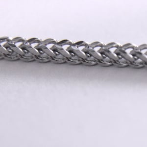 Franco Chain Diamond Cut Stainless Steel Necklace Square 2 MM Wholesale Lot Bulk
