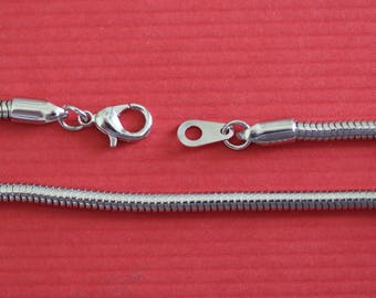 Stainless Steel 3 MM Round Snake Chains Necklace Wholesale Lots Bulk USA Seller