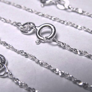 Twisted Serpentine Sterling Silver Chain Sparkling Wholesale Lot Bulk