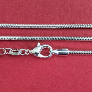 Snake Chain 2 MM Sterling Silver Plated Necklace Lot 16"-24" Bulk Wholesale