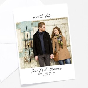 Save the Date Invitation-Photo card-Digital File-Printable Invitations-5x7 Digital File-Maximalist Save the Date Card-Announcement Invites