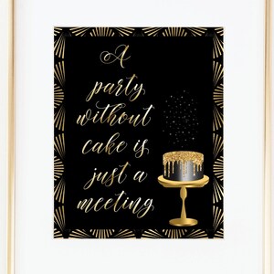 Decoraciones para fiesta del Gran Gatsby - Decoraciones para fiesta Art Déco - Tema Gatsby de los años 20 - 13x18x25x40x50cm - Fiesta de cumpleaños Gatsby - Decoración de los años 20