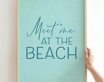 Coastal Cowgirl Beach Print: Trendy Beach House Wall Art (Digital Download