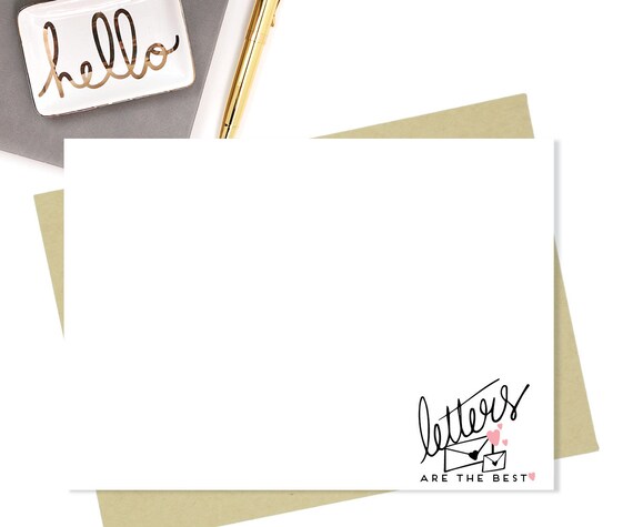 personalized stationery set blessed stationery etsy