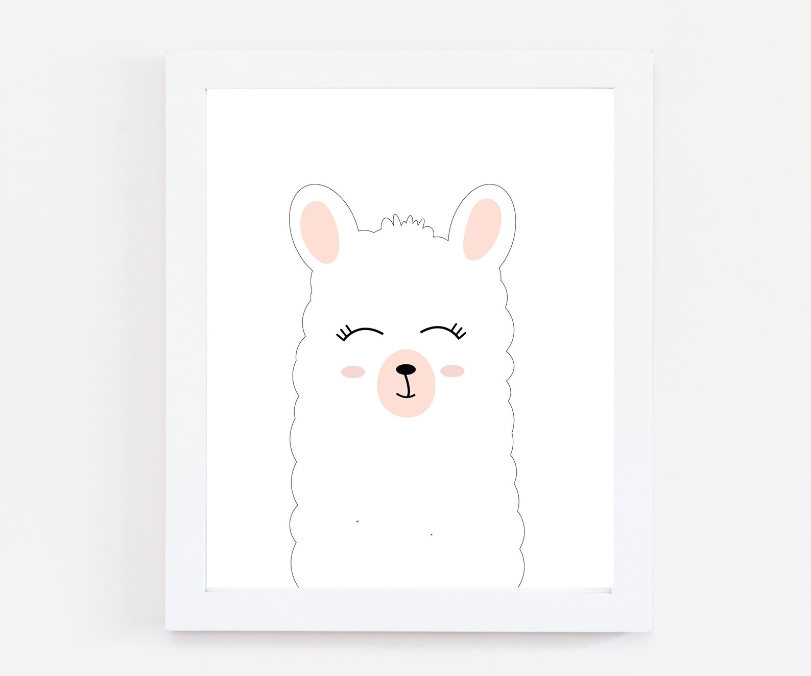 Llama Nursery Print-llama Room Print-digital File-llama Print-llama ...