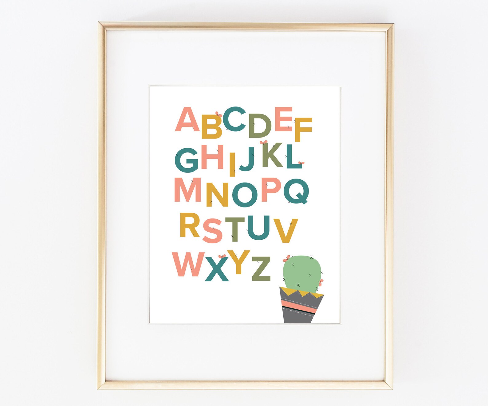 ABC Nursery Artnursery Postersalphabet Postersalphabet Nursery Decor