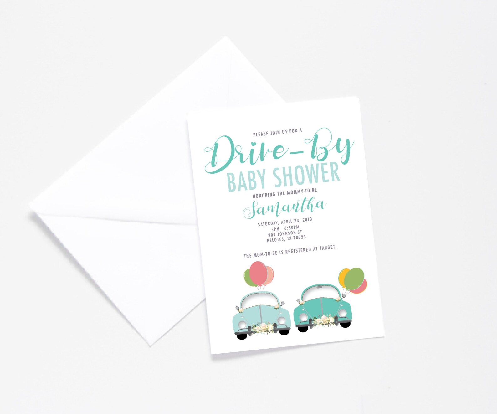 Driveby Baby Shower Signdrive Thru Baby Shower Signyard Etsy