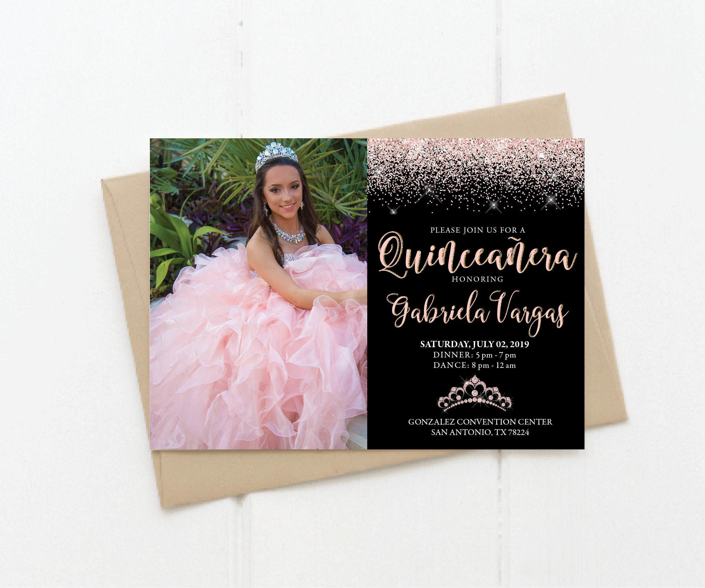Quinceanera Invitation Cards