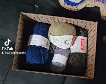 Box of yarn